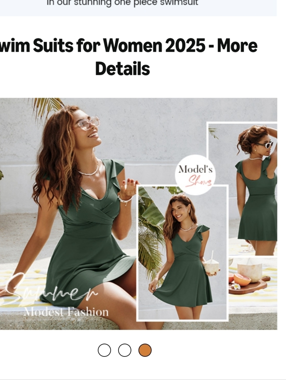 Kate Kasin Swim Dress - Picture 3 of 4